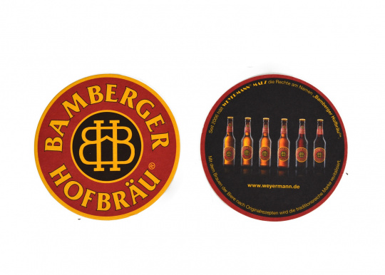 Bamberger Hofbräu® Bierfilz schwarz
