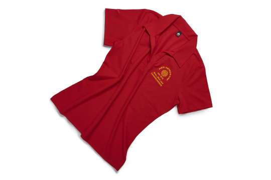 Weyermann® Poloshirt für Damen, rot  S | deutsch