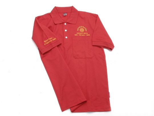 Weyermann® Poloshirt für Herren, rot  S | deutsch