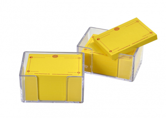 Weyermann® sticky notes with plastic box