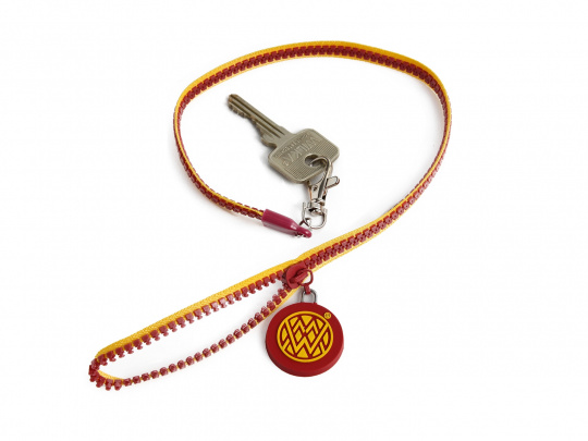 Weyermann® lanyard keychain with zipper 